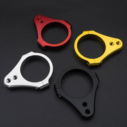 CNC Motorcycle Steering Damper Stabilizer Clamp Bracket – 36–43mm Fork Mount Shock Absorber Mounting Kit