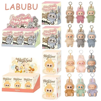 2025 Labubu V3 Generation Plush Toy – THE MONSTERS Vinyl Blind Box Series Heartbeat Macaron 3rd Edition