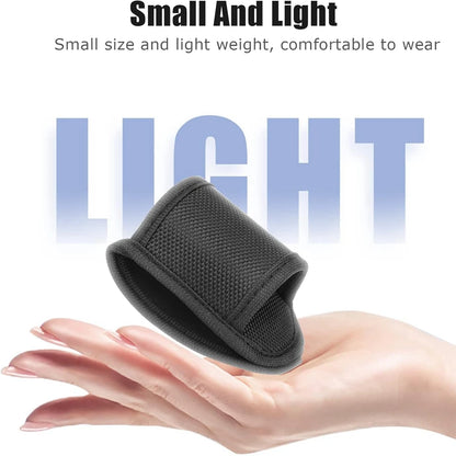 Flashlight Holster Pouch - Open Top Nylon Duty Belt Holder Case for D Cell & Compact Handheld Flashlights