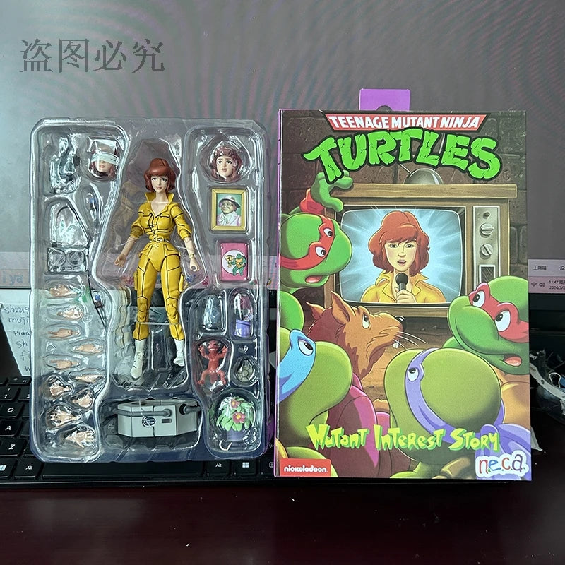 NECA Version 2.0 Female Reporter Action Figure — Yellow Clothes Collectible GK Statue Model Toy, Christmas Gift