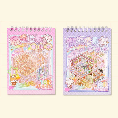 NEW 20Pcs 20-in-1 Cartoon Landscape Sticker Book – DIY 3D Pocket Cabin Scene Stickers for Kids Gift