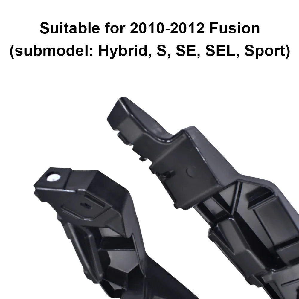 Ford Fusion Front Bumper Bracket - 2010–2016 Replacement Mounting Support OE DS7Z17C947A/B & AE5Z17C947C/D