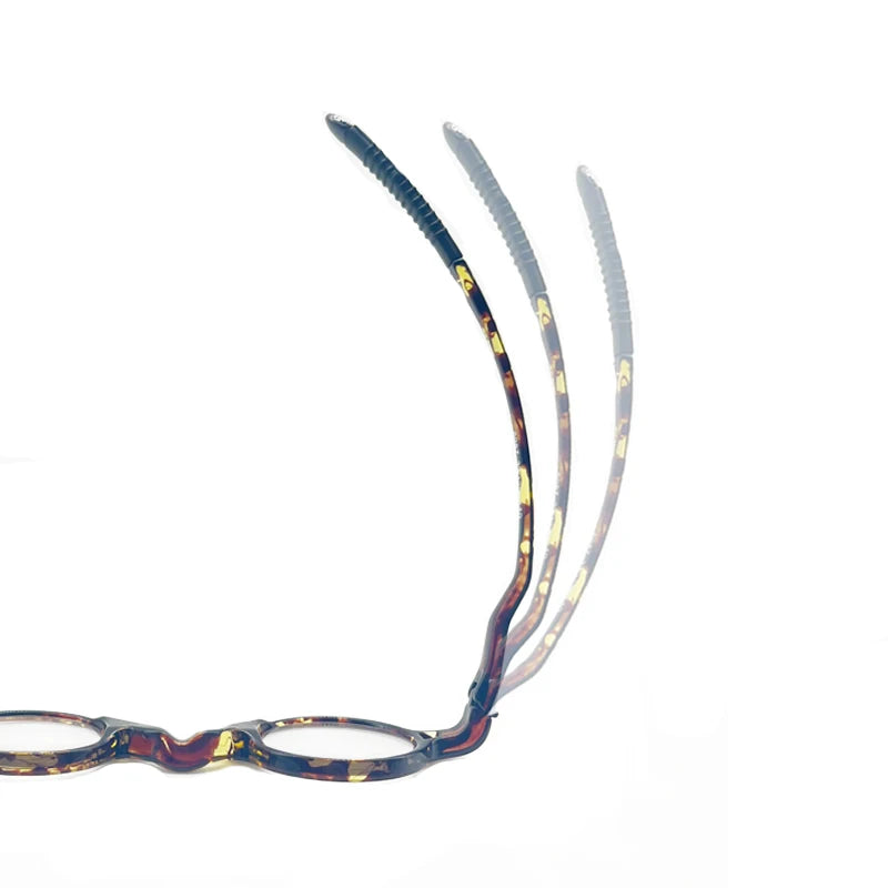 May Flower TR90 Men's Tiny Round Reading Glasses – Retro Anti-Blue Light Eyeglass Frame +4.0