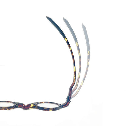 May Flower TR90 Men's Tiny Round Reading Glasses – Retro Anti-Blue Light Eyeglass Frame +4.0