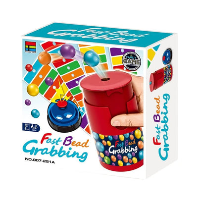 Fast Bead Grab Board Game — Two-Player Strategy Game with Bells, Fun Interactive Game for Kids & Adults