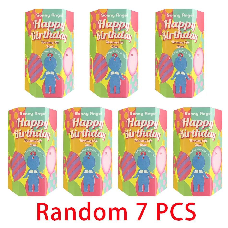 New Sonny Angel Blind Box – Birthday Series Animal Anime Figures, Cute Desktop & Car Ornaments, Christmas Gift