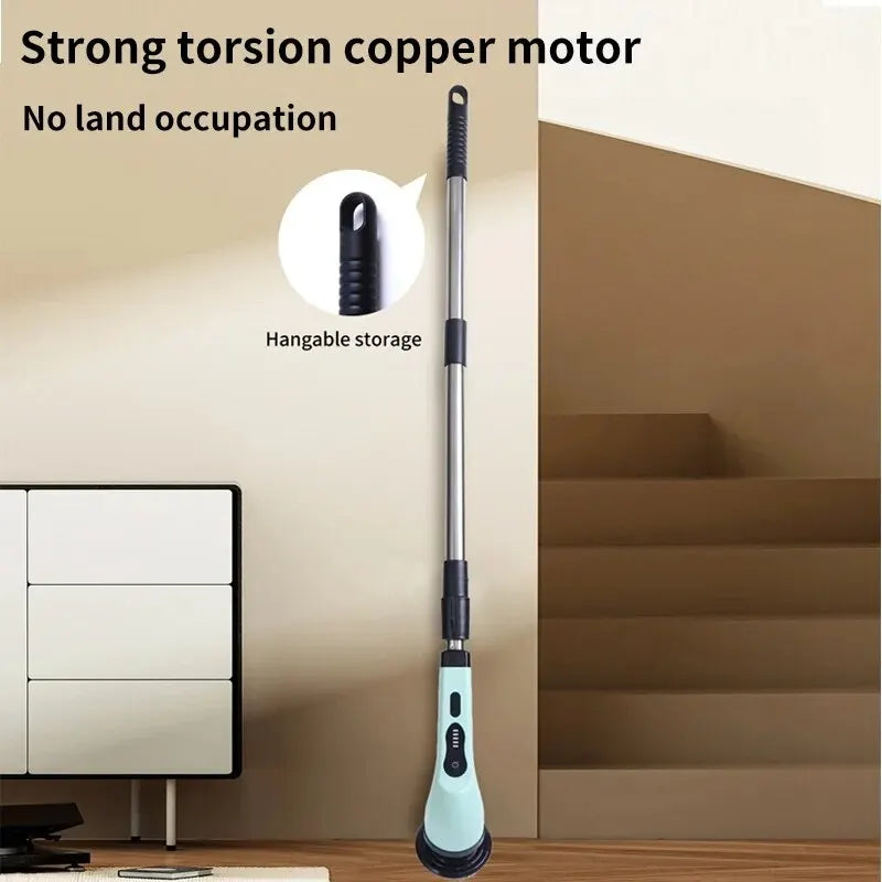 Wireless Electric Cleaning Brush – Multifunctional Rotating Brush for Bathroom, Window, Kitchen & Automotive