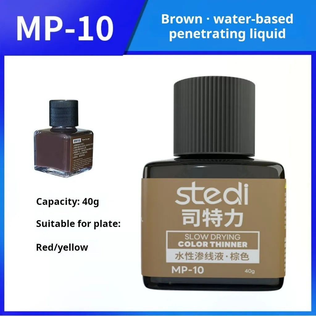 Stedi MP-10~MP-13 Weathering Acrylic Paint – 40g Gundam & Military Model Panel Line Painting Tool for DIY Hobby Crafts