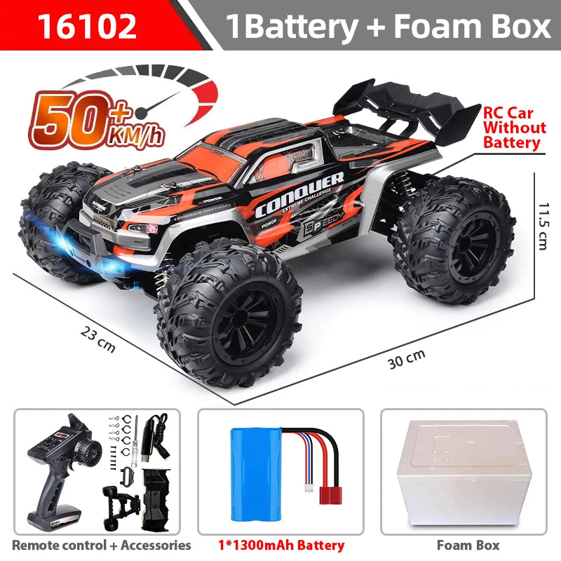 1:14 95KM/H Brushless RC Car – Professional 4WD Electric High-Speed Off-Road Drift Toy for Kids, VS WLtoys 144010