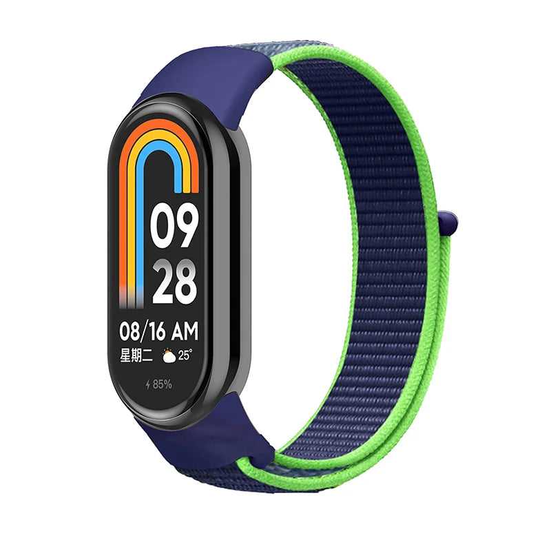 Nylon Loop Strap for Xiaomi Mi Band 3-9 – Replacement Sport Smartwatch Wristband
