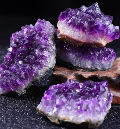 Amethyst Geode Crystal Wand — 10-70g Natural Quartz Stone Point for Energy Healing & Home Décor (30-50mm)