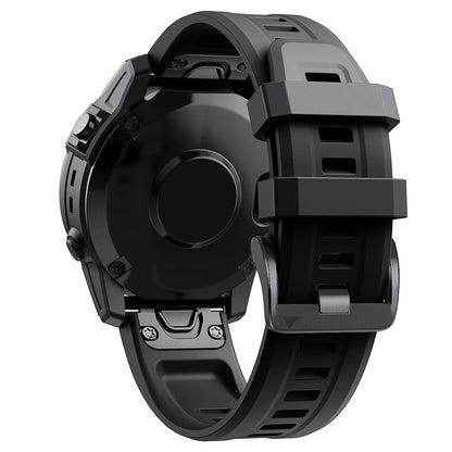 QuickFit Silicone Watch Strap 26mm 22mm for Garmin Fenix 7X 7 Pro 6X 6 5X 5 Plus 8 – Durable Replacement Sport Watchband