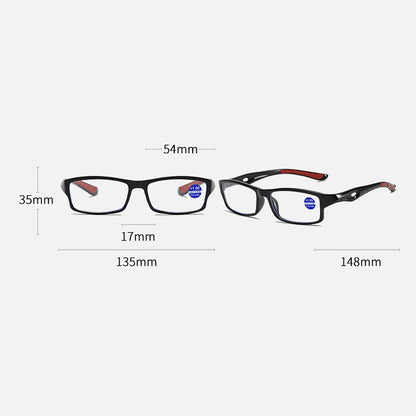 Fashion Sport Reading Glasses for Men & Women – Non-Slip Anti-Blue Light, High Definition Computer Eyewear, Diopter +1.0 to +4.0