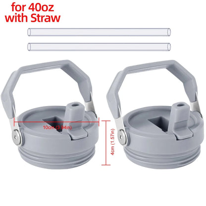 1/2PCS Sealing Bottle Covers for Stanley 20/30/40oz – Spill-Proof Flip Straw Lid Replacement for Tumbler Cups