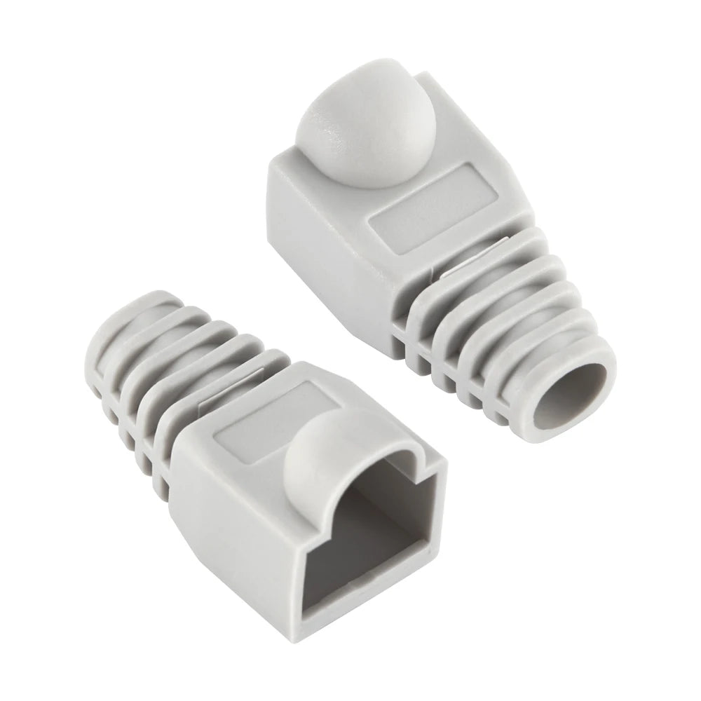 Mixed Color RJ45 Ethernet Cable Boots — Strain Relief Covers for CAT5E/CAT6 Connector Plugs