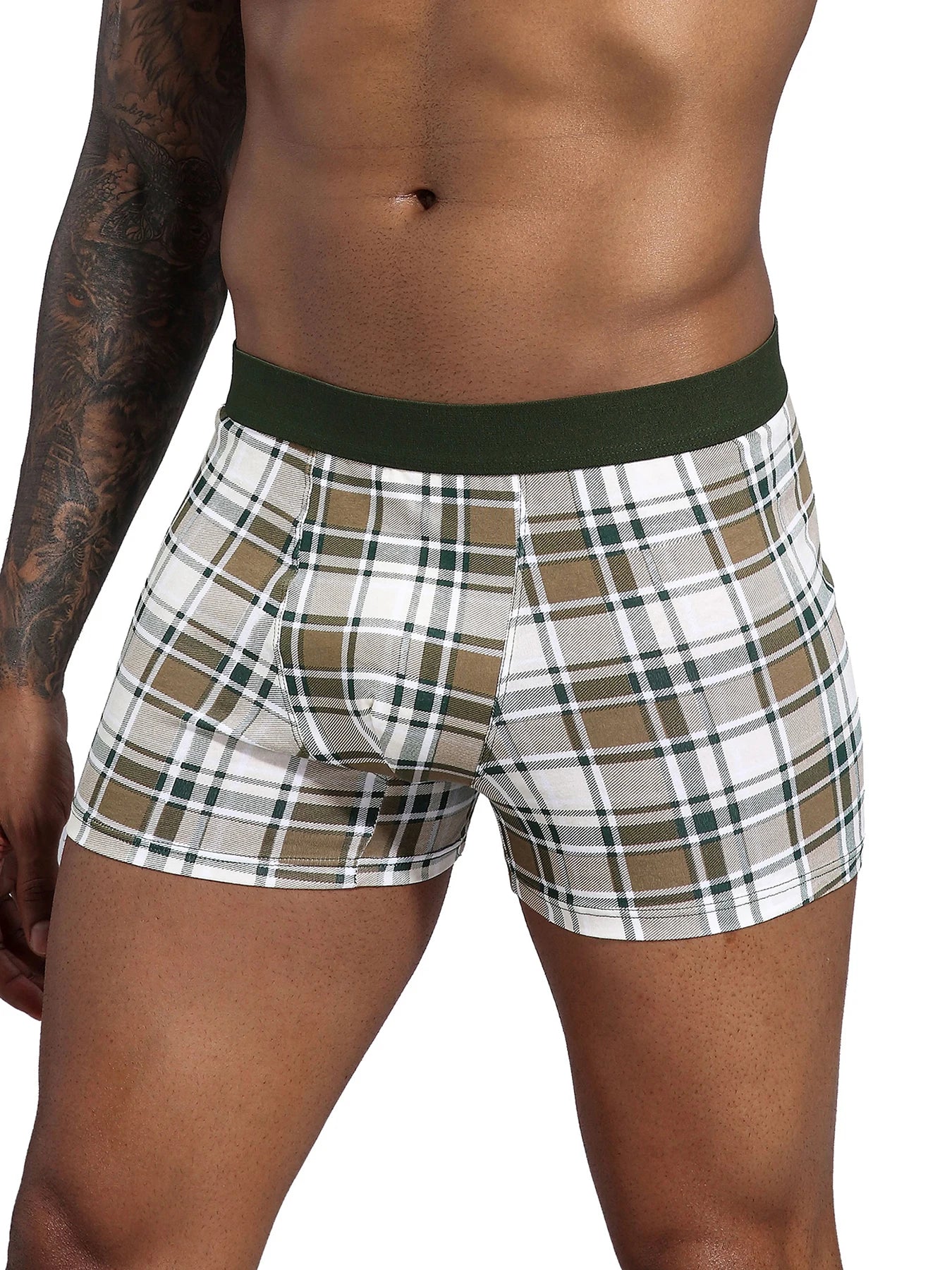 6-Pack Men's Black Boxer Shorts – Soft, Breathable Underwear for Comfort