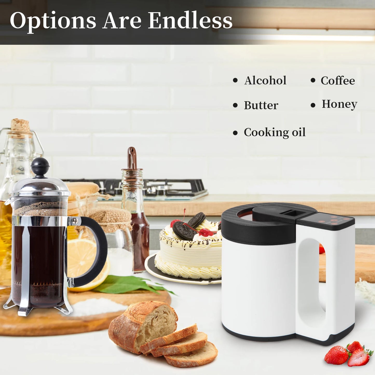 EnjoyHigh HerbAbility Decarboxylator & Infusion Machine – Herbal Oil and Tincture Maker for Easy Decarb & Oil Infusions