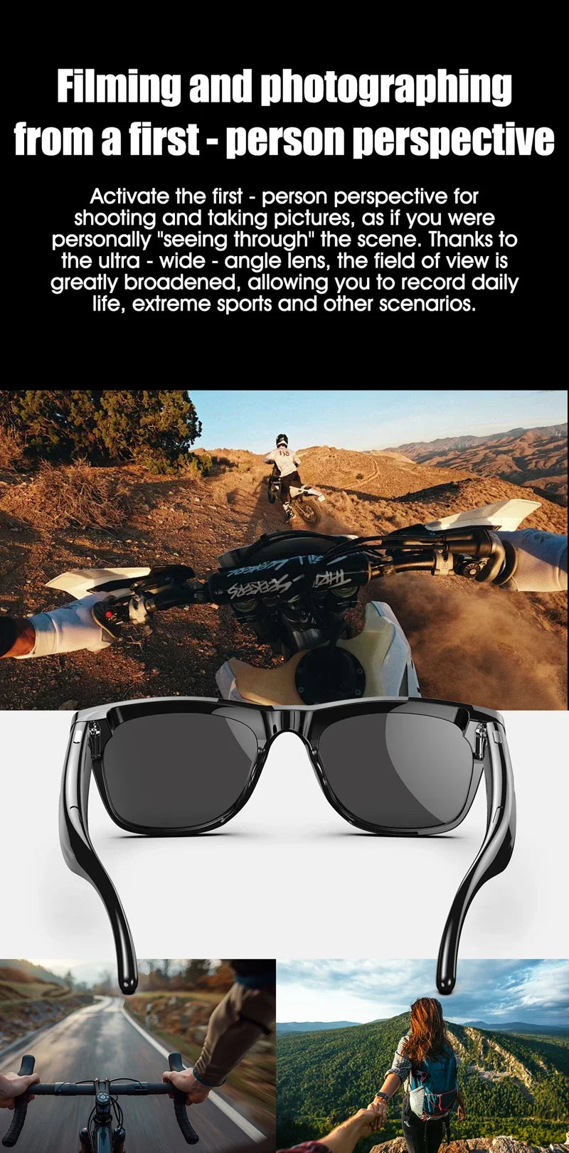 Xiaomi Mijia 6K HD AI Smart Glasses — 100MP Camera, ChatGPT, Bluetooth Call, Voice Assistant, 260mAh Battery