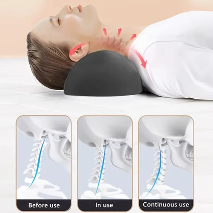 Memory Foam Cervical Neck Pillow – Ergonomic Support Pillow for Spine Protection, Soft Comfortable Sleep Cushion with Removable Cover for Home & Travel