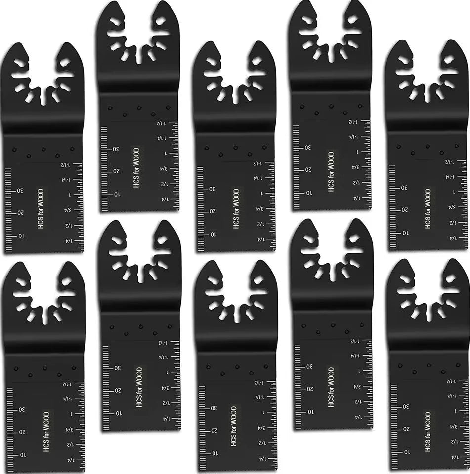 Oscillating Multi-Tool Saw Blades Set (20/50/100Pcs) – Fast Cutting Wood & Metal Renovator Cutter Blades Multi-Function Tool Accessories