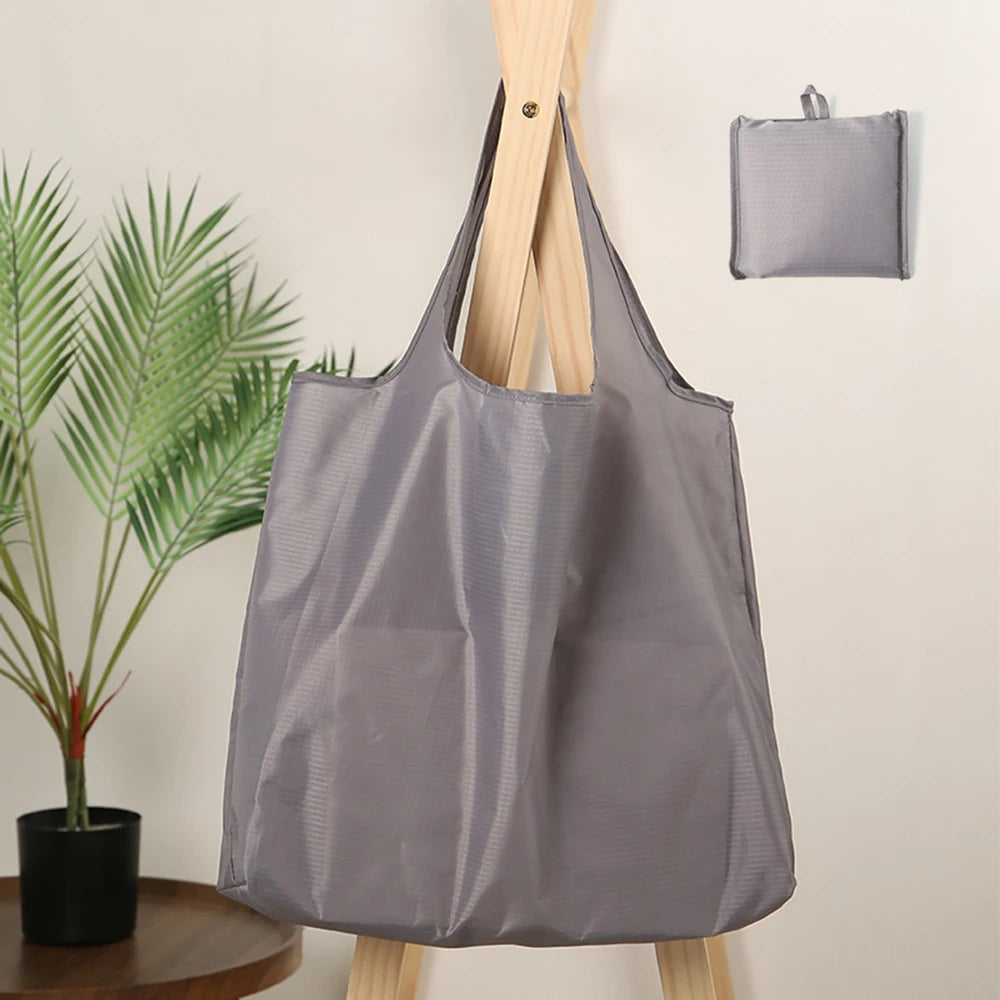 Eco-Friendly Reusable Shopping Bag — Foldable Shoulder Grocery & Market Tote for Supermarket and Everyday Use