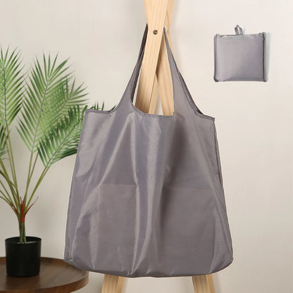 Eco-Friendly Reusable Shopping Bag — Foldable Shoulder Grocery & Market Tote for Supermarket and Everyday Use