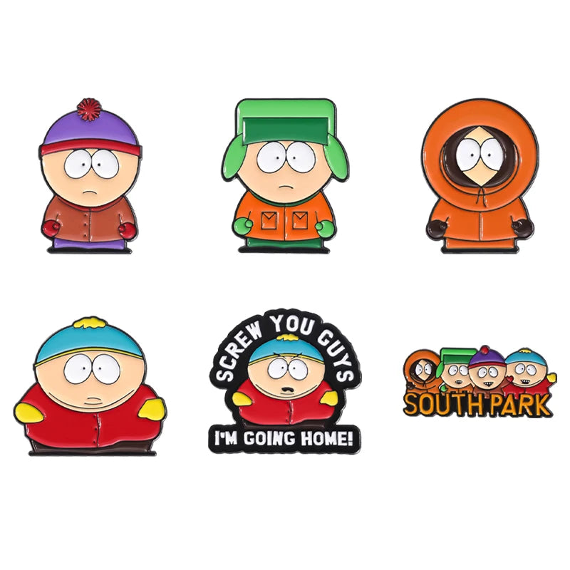 Cartoon Anime Character Enamel Pins – Cute Little Monk Brooches Lapel Badges, Funny Jewelry Gift for Friends