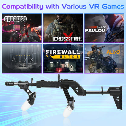 Grip Holster for Meta Quest 3/3S – VR Gaming Pistol Accessory, Personalized Quest 3S Controller Holder