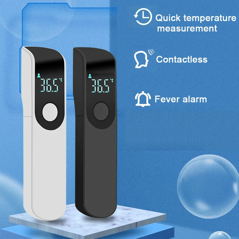 Digital Infrared Forehead Thermometer & Pulse Oximeter - Non-Contact Temperature Monitor with LED Blood Oxygen Detection