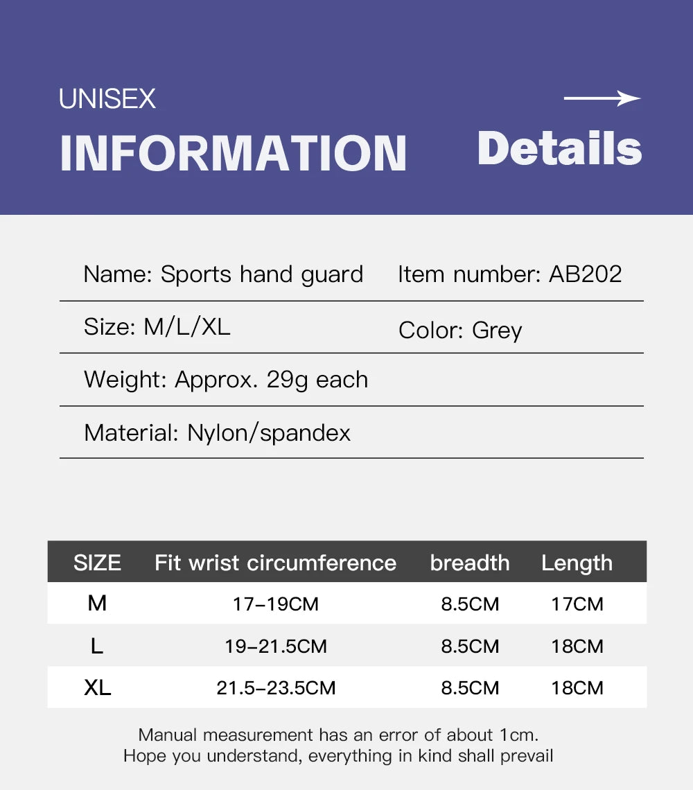 Adjustable Gym Wristband & Palm Guard — Sports Wrist Support Brace with Compression Gloves for Carpal Tunnel