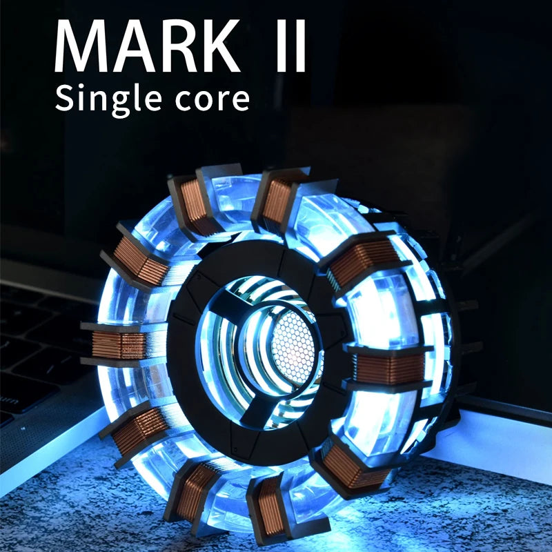 New Sale: Iron Man MK1 & MK2 Arc Reactors – Tony Stark's Mark Armor Heart with LED Lights, 1:1 Chest Lamp Toy Figure