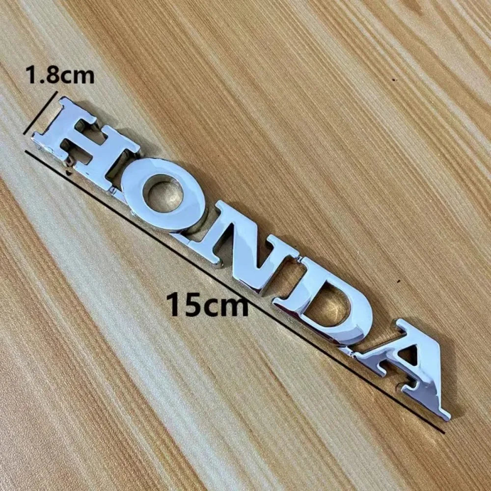 Honda 3D Electroplated Motorcycle Sticker – Rear Guard Plate Logo for PCX125, CBR1000R & CBR650R Accessories