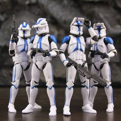Star Wars 6" Action Figures – 501st Legion ARC & ARF Troopers, Rex, Jesse, Bane, Denal, Tup, Dogma Clone Toy