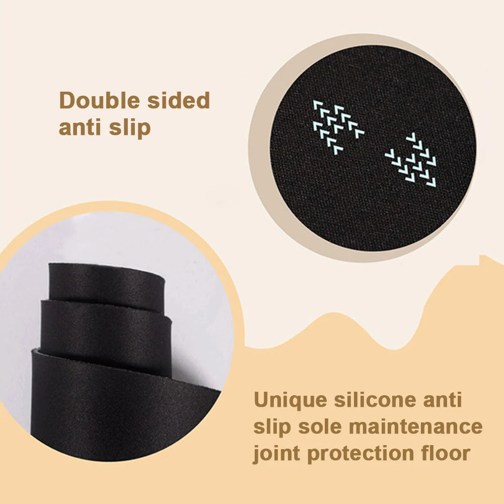 Ellipse Leg Exerciser Machine Mat – Soft Seated Foot Pedal Stepper Mat for Stability & Fitness Training