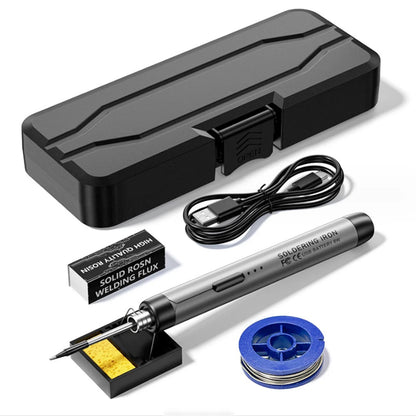 USB Digital Soldering Iron – Adjustable Temperature 300–450℃ Type-C Rechargeable 1000mAh/800mAh Battery Intelligent Portable Solder Welding Tool