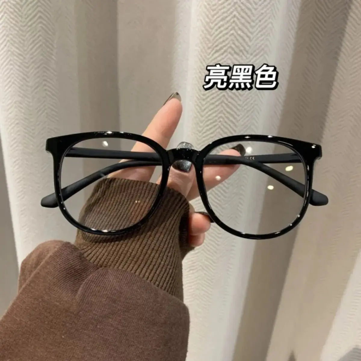 Transparent Round & Square Blue Light Blocking Glasses for Men & Women – Anti-Glare Computer Eyewear