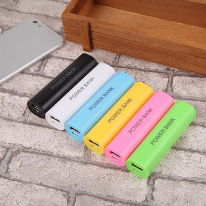 Portable 18650 Power Bank Case - Lightweight Mini Battery Charging Box for Phone & MP3 Devices