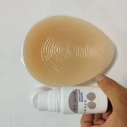 Gold Elephant Silicone Chest Stickers – Invisible Emulsion Binder Glue for Crossdressers