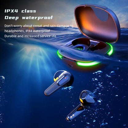 Original TWS Pro 80 Wireless Bluetooth Headset - LED Display, Mic, Earbuds for Air Fone Bluetooth Earphones