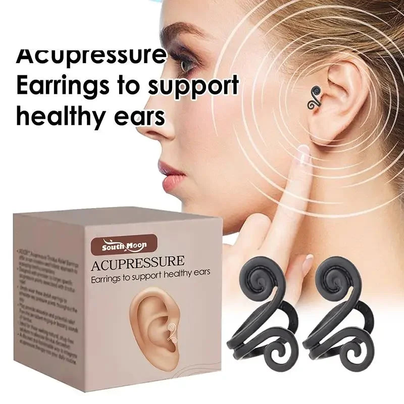 Tinnitus Relief Earrings – Anti-Tinnitus Ear Sleeves & Earring Stoppers for Soothing Ear Pressure Relief