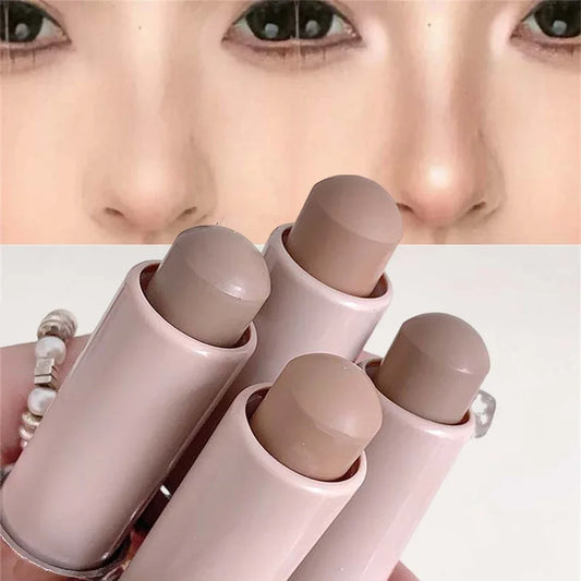 Moisturizing Matte Contour Stick - Waterproof 3D Face Highlight & Concealer Makeup