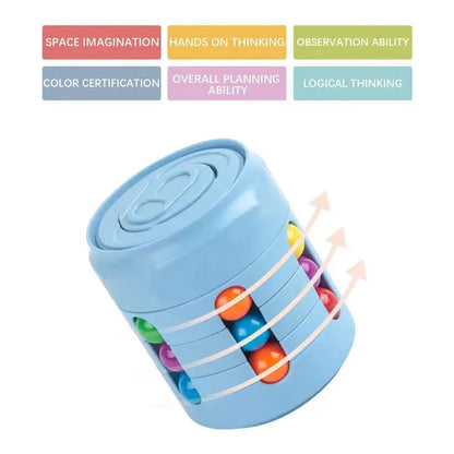 Multifunction Fidget Spinner Toy - Colorful Bean Finger Spinner for Stress Relief, Focus & Relaxation for Kids and Adults