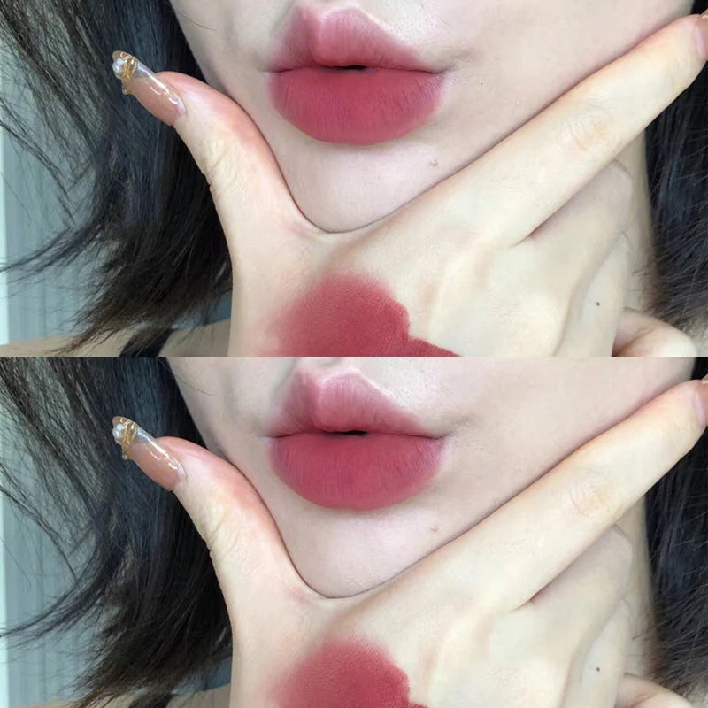 Velvet Matte Lip Gloss - Waterproof Smudge-Proof Non-Stick Liquid Lipstick
