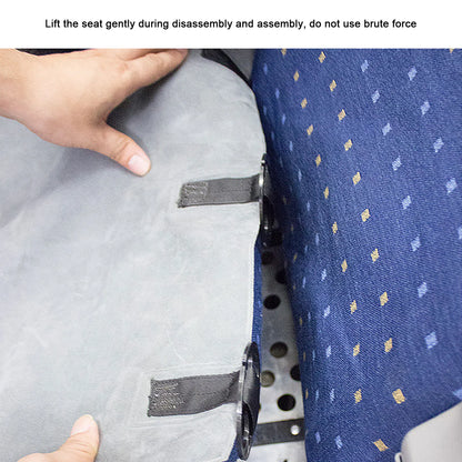 Adjustable Footrest Hammock - Portable Inflatable Bed for Car, Train, Airplane Travel, Camping - Comfortable Car Mattress for Babies and Adults - Essential Car Air Accessory