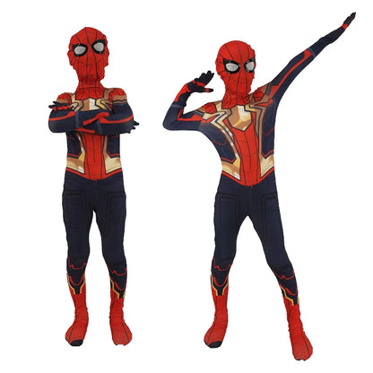 Kids Spiderman Costume – Miles Morales Superhero 3D Zentai Bodysuit Jumpsuit for Boys & Girls, Halloween Cosplay Outfit