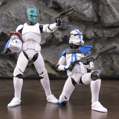 Star Wars 6" Action Figures – 501st Legion ARC & ARF Troopers, Rex, Jesse, Bane, Denal, Tup, Dogma Clone Toy