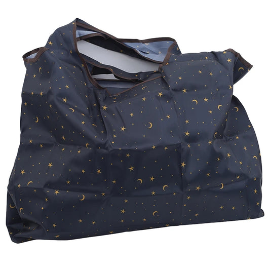Thick Foldable Reusable Shopping Storage Bag – Large Capacity Waterproof Eco-Friendly Grocery Tote with Shoulder Strap for Supermarket & Travel