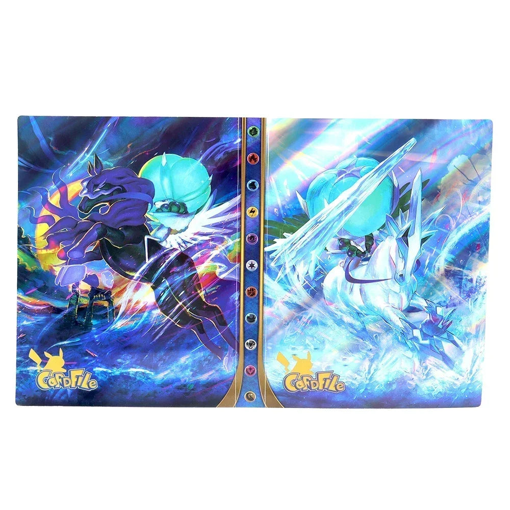 Charizard 240Pcs Card Album – Anime Card Binder for Mewtwo, Charizard & Collections, Protector Folder Gift