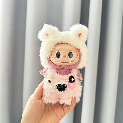 Ropa Labubu Animal-Themed Overalls – Cute Monkey, Bear & Rabbit Bib Pants Costume, Macaron Outfit for Kids