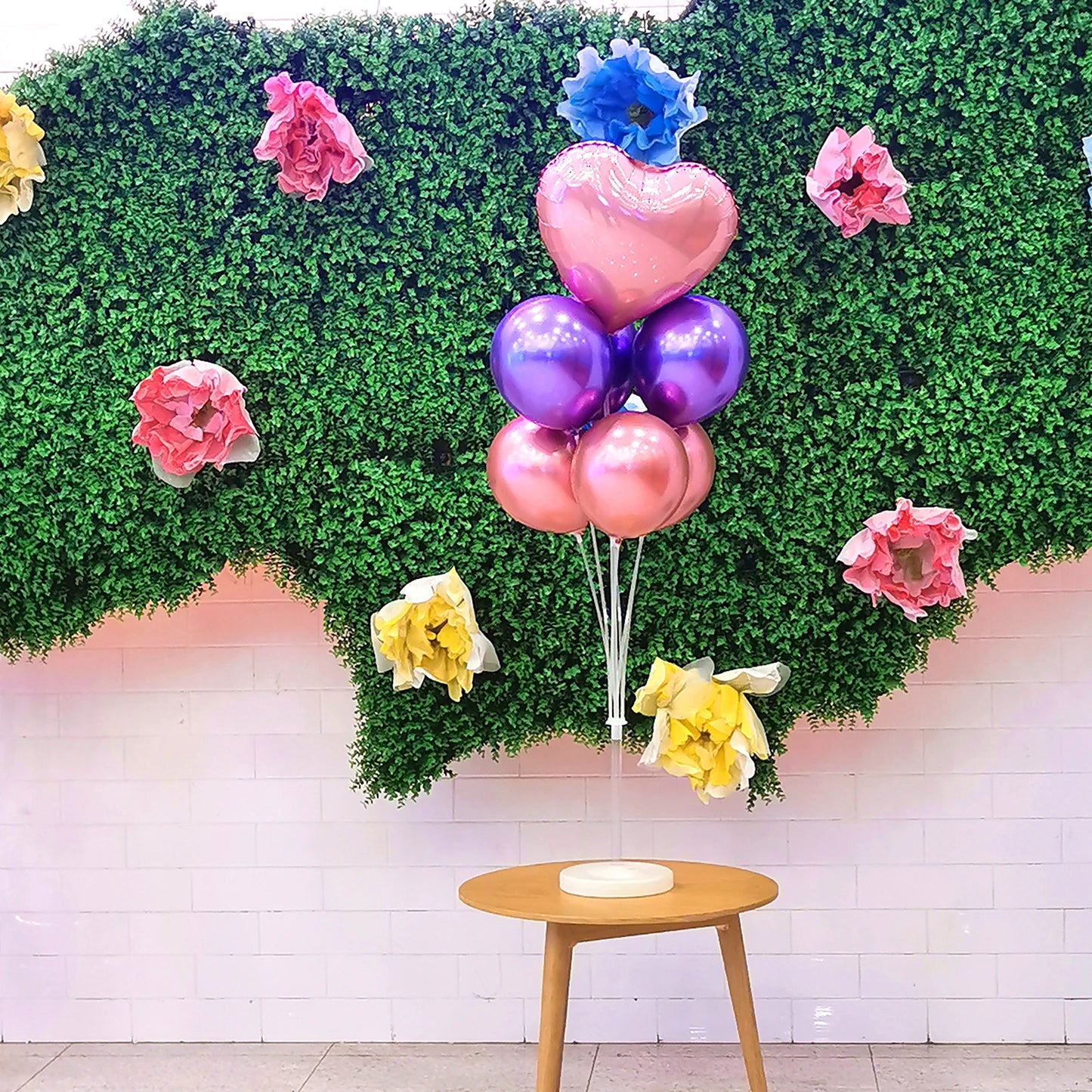 Versatile Birthday Balloon Stand: Durable Holder and Stick Tubes for Party Decorations - Ideal for Weddings, Birthdays, and Baby Showers